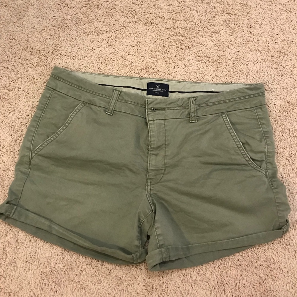 American Eagle Olive Green Shorts